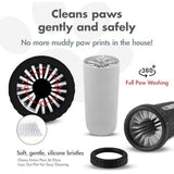 Dexas MudBuster Portable Dog Paw Washer in Large, Matte Black, Special Edition for Easy Cleaning