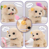 16 Pcs Robot Dog Toys for Girls, Toys for 3 4 5 6 7 8 Year Old Girls Kids Boys, Realistic Robot Puppy Toddlers Girl Toy for 5-7 6-8, Ideas Birthday Gifts for Girl 3 4 5 6 Year Old