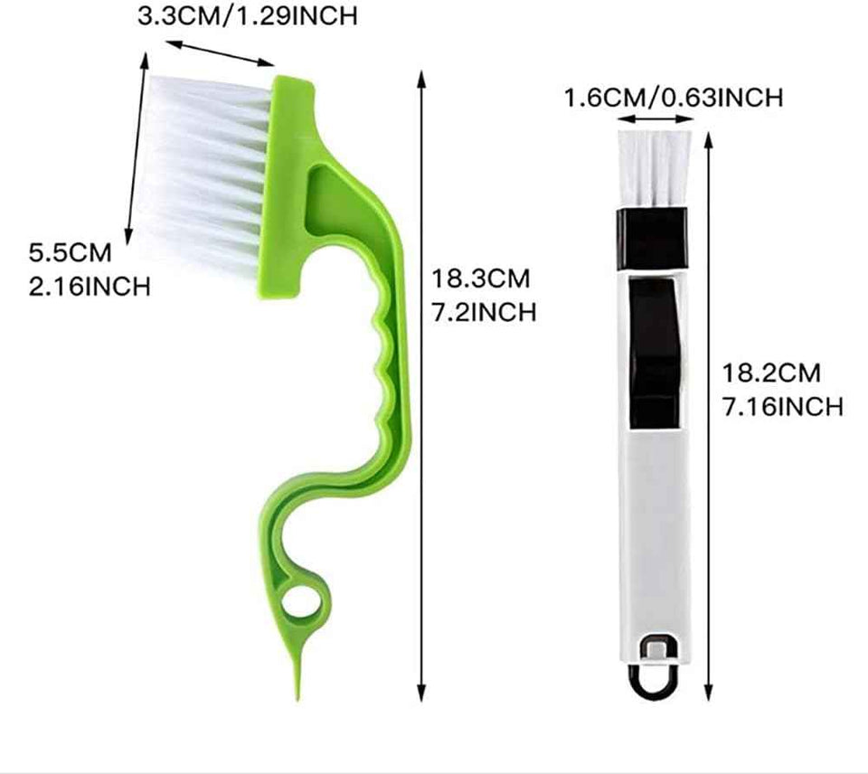 6pcs Hand-held Groove Gap Cleaning Tools Crevice Cleaning Brush Kit