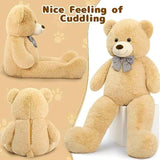 MaoGoLan Giant 4ft Classic Teddy Bear Plush, Adorable and Cuddly Big Bear Stuffed Animal for Baby Shower and Party