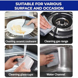 12 PCS 3-Layer Non-Scratch Multipurpose Steel Wire Dishcloths - Reusable Quick-Dry Odor-Free Scrub Cloths