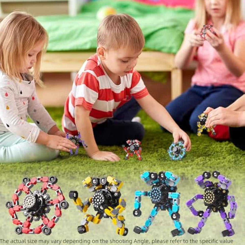 Valentines Day Gifts Gokeey 4pc Fidget Spinners for Kids and Adults Stress Relief Sensory Toys