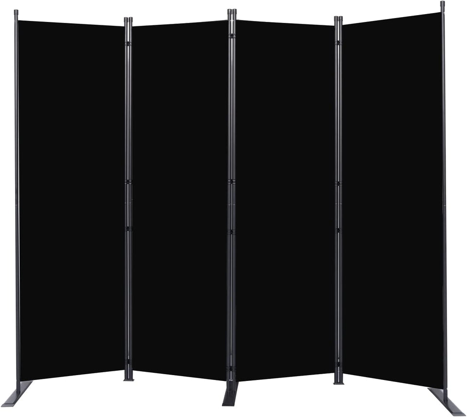 Room Divider 6FT Portable Room Dividers and Folding Privacy Screens, 88'' W Fabric Divider for Room Separation, 4 Panel Partition Room Dividers Screen