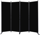 Room Divider 6FT Portable Room Dividers and Folding Privacy Screens, 88'' W Fabric Divider for Room Separation, 4 Panel Partition Room Dividers Screen
