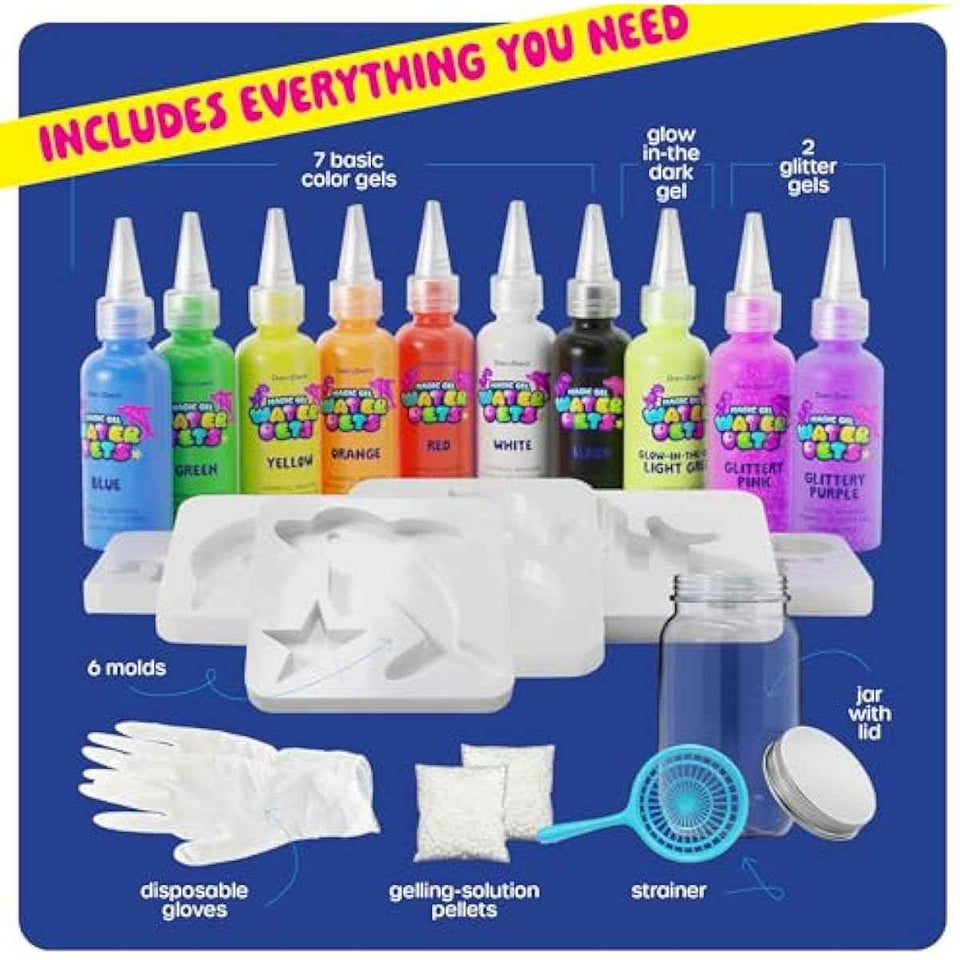 Dan&Darci Aqua Fairy Water Gel Kit for Kids, Magic Elf Toy Kit, DIY Squishy Maker Set for Boys & Girls