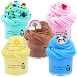 5 Pack Butter Slime Kit,Birthday Gifts for Kids,Party Favors for Girls and Boys,Non-Sticky,Super Soft Stress Relief Toy