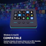 vsninside macro keypad stream controller deck gaming streaming shortcut keyboard