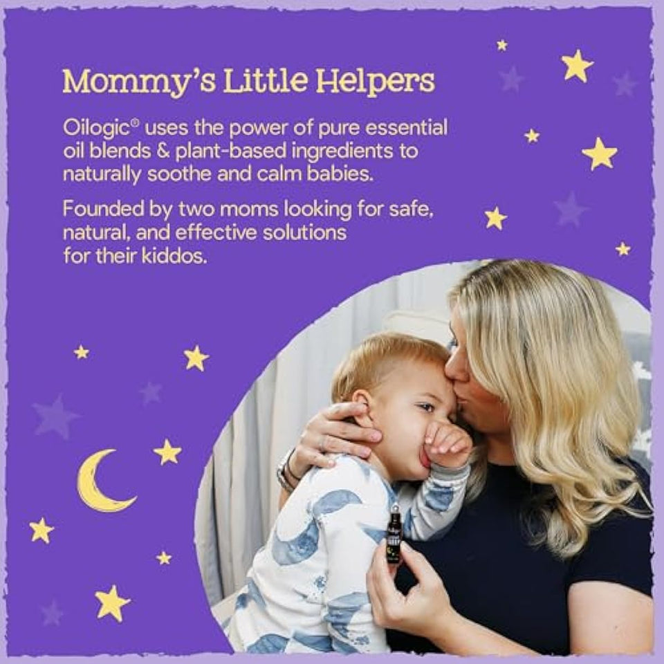 oilogic slumber & sleep roll-on essential oil for babies & toddlers gentle aromatherapy safe pediatrician-tested .3 fl oz