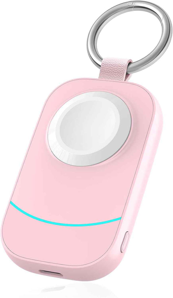 2500mAh Portable Charger for Apple Watch - Magnetic Fast Charging for Apple Watch Charger - Compact iWatch Accessories with Keychain for RV, Camping, Car & Travel Essential