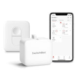 SwitchBot Smart Switch Button Pusher, Bluetooth Fingerbot for Rocker Switch, Automatic Light Switch, Timer and APP Control, Black
