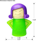 Angry Mama Microwave Oven Steam Cleaner with Vinegar and Water, Easy Cleaning