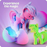 Dan&Darci Unicorn Hatching Surprise Eggs for Kids - 6 Pack - Grows 600% - Basket Stuffers - Easter Toys for Girls 3-8 - Birthday Gift - Party Favors for 3+ Year Old Girl - Gifts for Ages 3 4 5 6 7 8