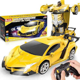 Transform remote control car toy for kids 4-8 years, 2.4GHz frequency, 360° rotation drifting