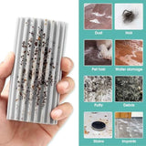 4-Pack Grey Damp Dusting Sponges - Reusable Household Cleaning Tool for Blinds, Fans, Glass, Mirrors