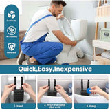 Adjustable Toilet Tank Cleaning Tablet Holder-Hanging Silicone Basket Carrier with Rustproof Hooks for Bowl Cleaner & Bleach Tablet Caddy, Accessory Fit Up to 7" Water Level