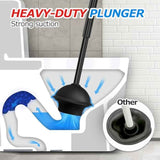 2 in 1 Toilet Plunger and Brush Set，Extended Handle Plunger，Toilet Bowl Brush Plunger Set, Bathroom Cleaning Tools ，Toilet Brush Plunger Combo，Cleaning Brush，Bathroom Cleaning Supplies