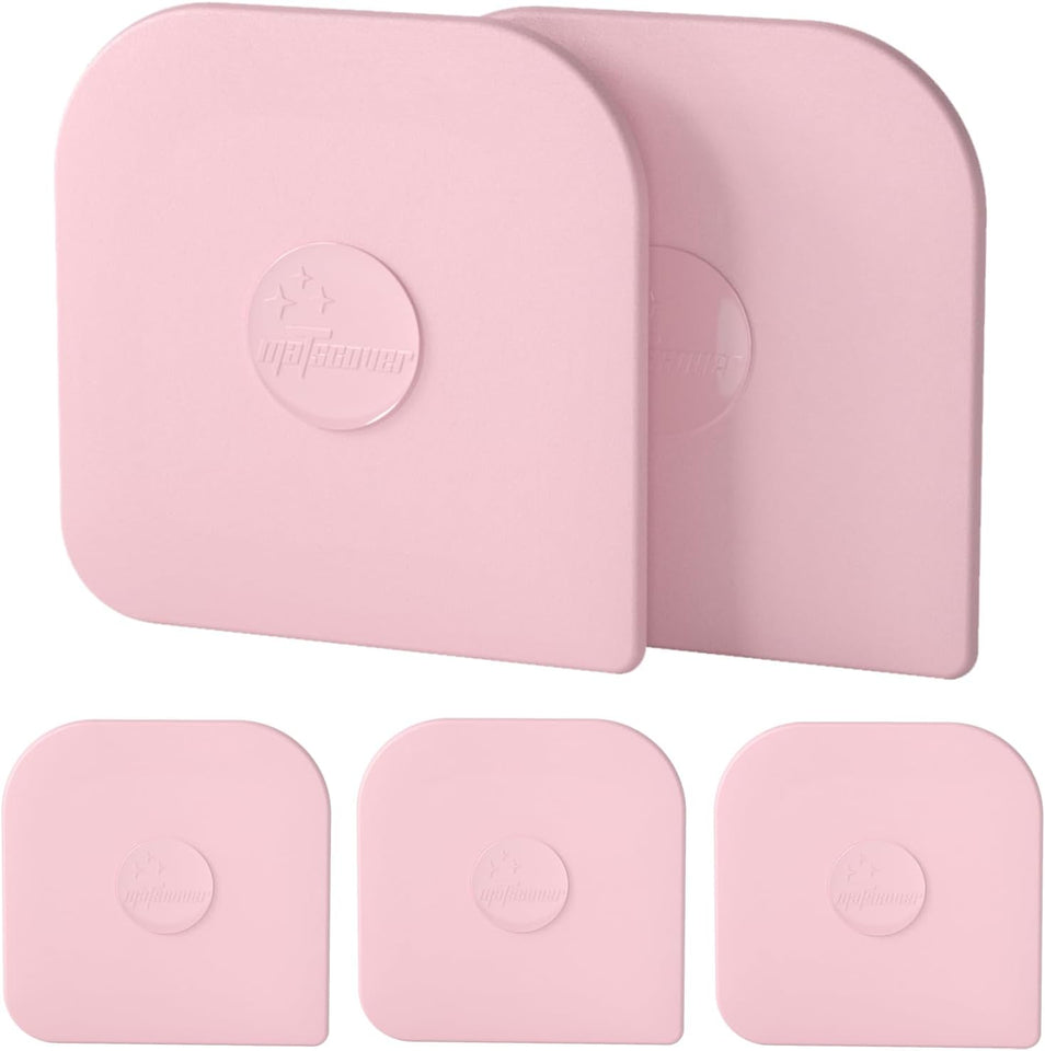plastic pot scrapers 5-piece set for cast iron pots pans
