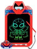 LCD Writing Tablet for Kids 10 Inch Spider Hero for Toddler 3 4 5 6 7 8 - Paint, Doodle Board, Drawing Pad - Travel Toys, Road Trip Car Activities, Birthday Christmas Gift Boys & Man