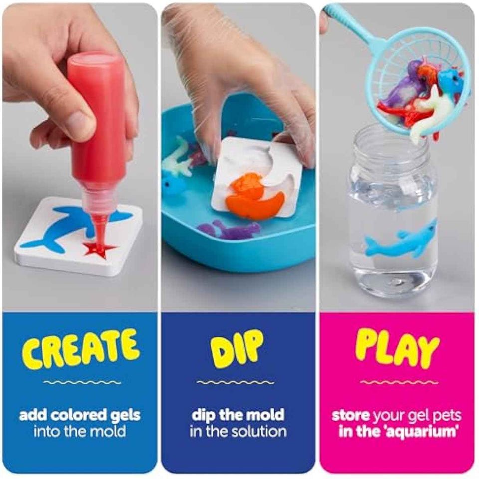 Dan&Darci Aqua Fairy Water Gel Kit for Kids, Magic Elf Toy Kit, DIY Squishy Maker Set for Boys & Girls