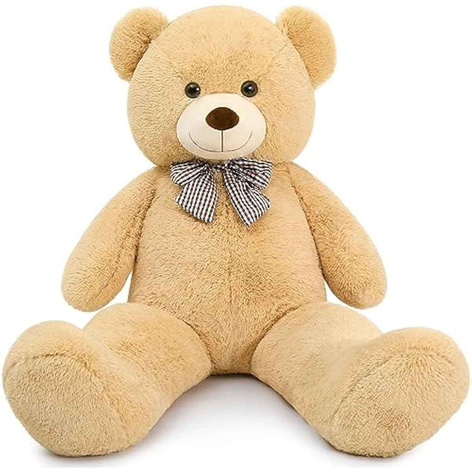 MaoGoLan Giant 4ft Classic Teddy Bear Plush, Adorable and Cuddly Big Bear Stuffed Animal for Baby Shower and Party