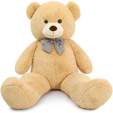 MaoGoLan Giant 4ft Classic Teddy Bear Plush, Adorable and Cuddly Big Bear Stuffed Animal for Baby Shower and Party