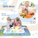 Water Doodle Mat - Kids Painting Writing Color Doodle Drawing Mat Toy Bring Magic Pens Educational Toys for Age 3 4 5 6 7 Year Old Girls Boys Age Toddler Gift