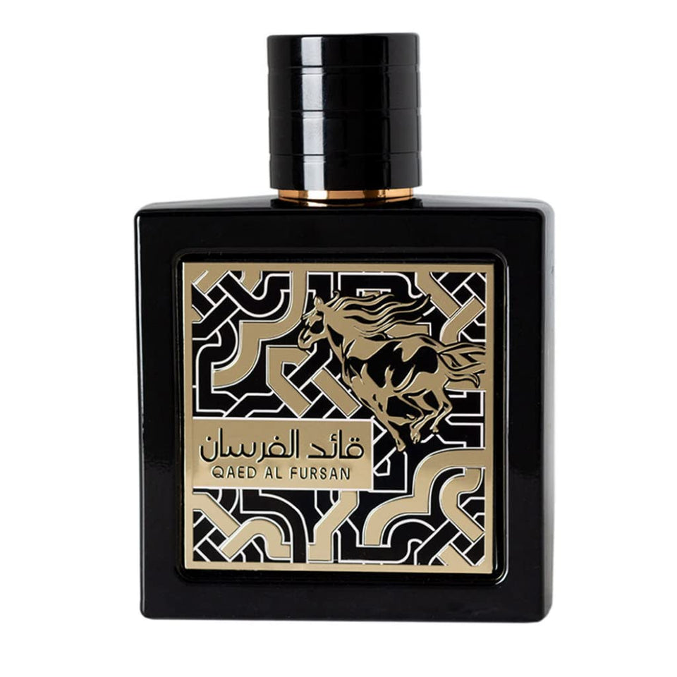 Lattafa Qaed Al Fursan - Oriental, Fruity, Fresh, Amber Wood - Eau de Parfum Long-Lasting Fragrance for Unisex, 3.40 Ounce / 100 ml