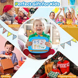 Kikidex Magnetic Drawing Board, Toddler Girl Toys for 1-2 Year Old, Doodle Board Pad Learning and Educational Toys for 1 2 3 Year Old Baby Kids Birthday Gift(Light Blue)