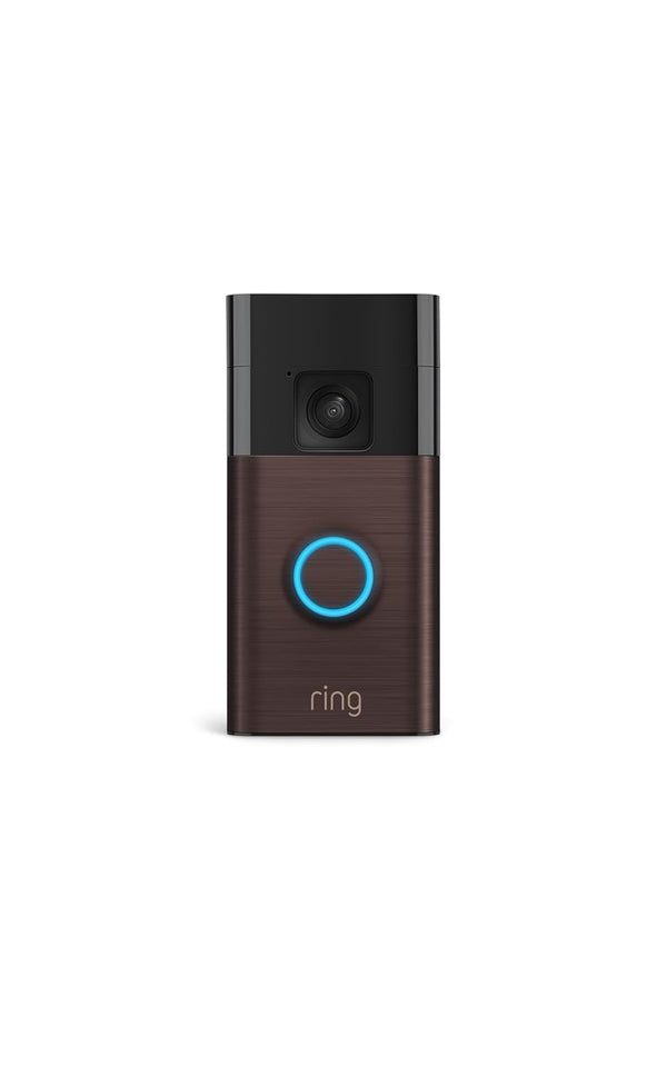 Ring Battery Doorbell (Venetian Bronze, 2nd Gen) - Home Security with Head-to-Toe Video and Motion Detection