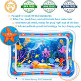 tummy time water mat inflatable baby development toys for 3 to 24 months infants and toddlers
