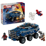 LEGO Marvel Spider-Man Prison Transport Chase - Super Hero Building Toy for Boys & Girls, Ages 8+ - Includes 4 Minifigures - Spider-Man Toy for Fans - Gift for Birthdays - 76349