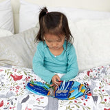 Melissa & Doug K's Kids Itsy-Bitsy Spider 8-Page Soft Activity Book for Babies and Toddlers - Cloth Baby Book And Sensory Toy With Textures To Grasp And Pages To Play Peekaboo, Ages 1 Month+