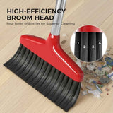 Handy Durable Broom for Indoor Outdoor Cleaning - Kitchen Garage Patio Sweeper