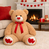 hollyhome 36in large teddy bear plush valentines gift for girlfriend kids
