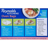 Reynolds Kitchens Turkey Size Oven Bags, 2-count, up to 24 pounds capacity, BPA-free, oven-safe to 400°F