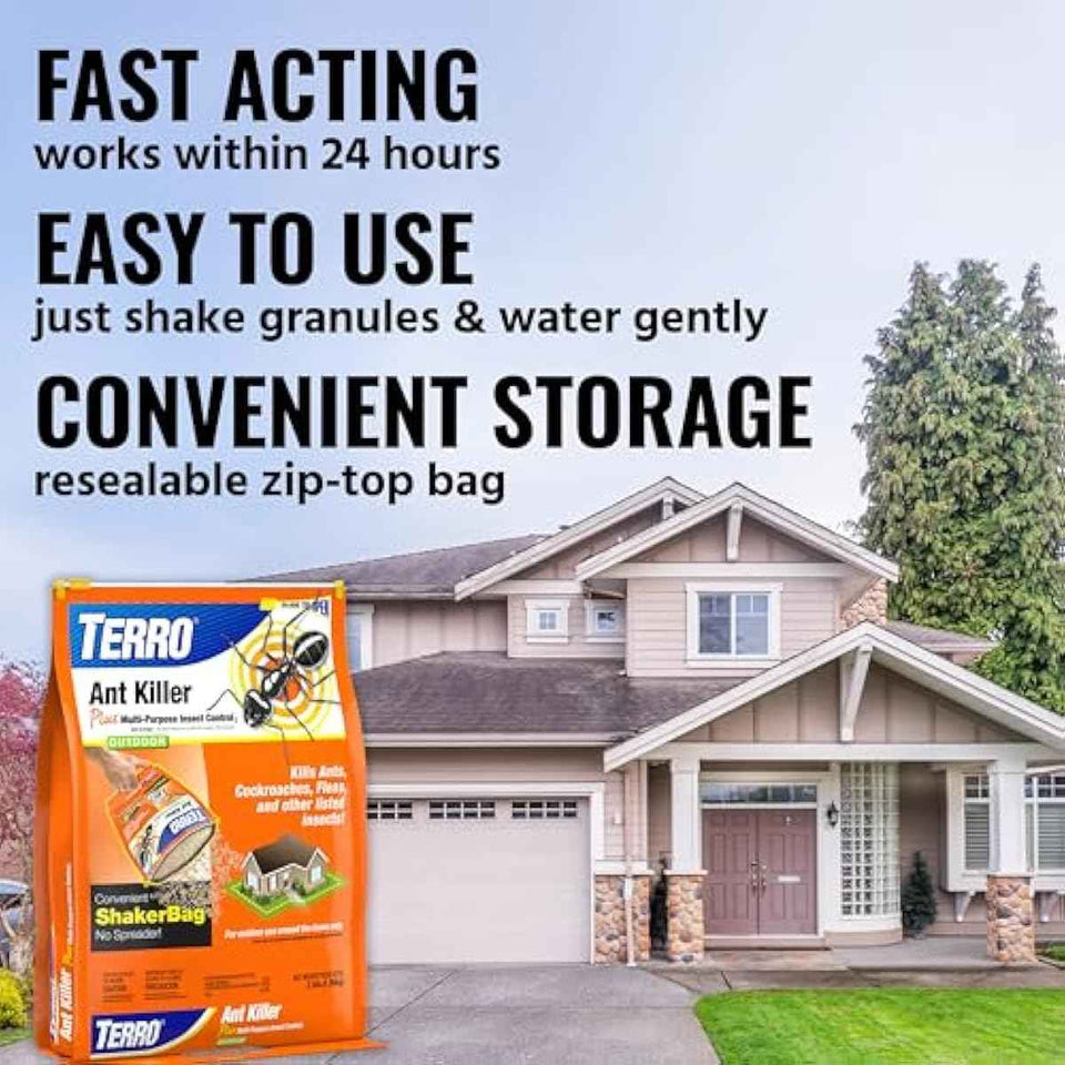 terro t901-6 ant killer plus multi-purpose insect control 3lb shaker bag outdoor