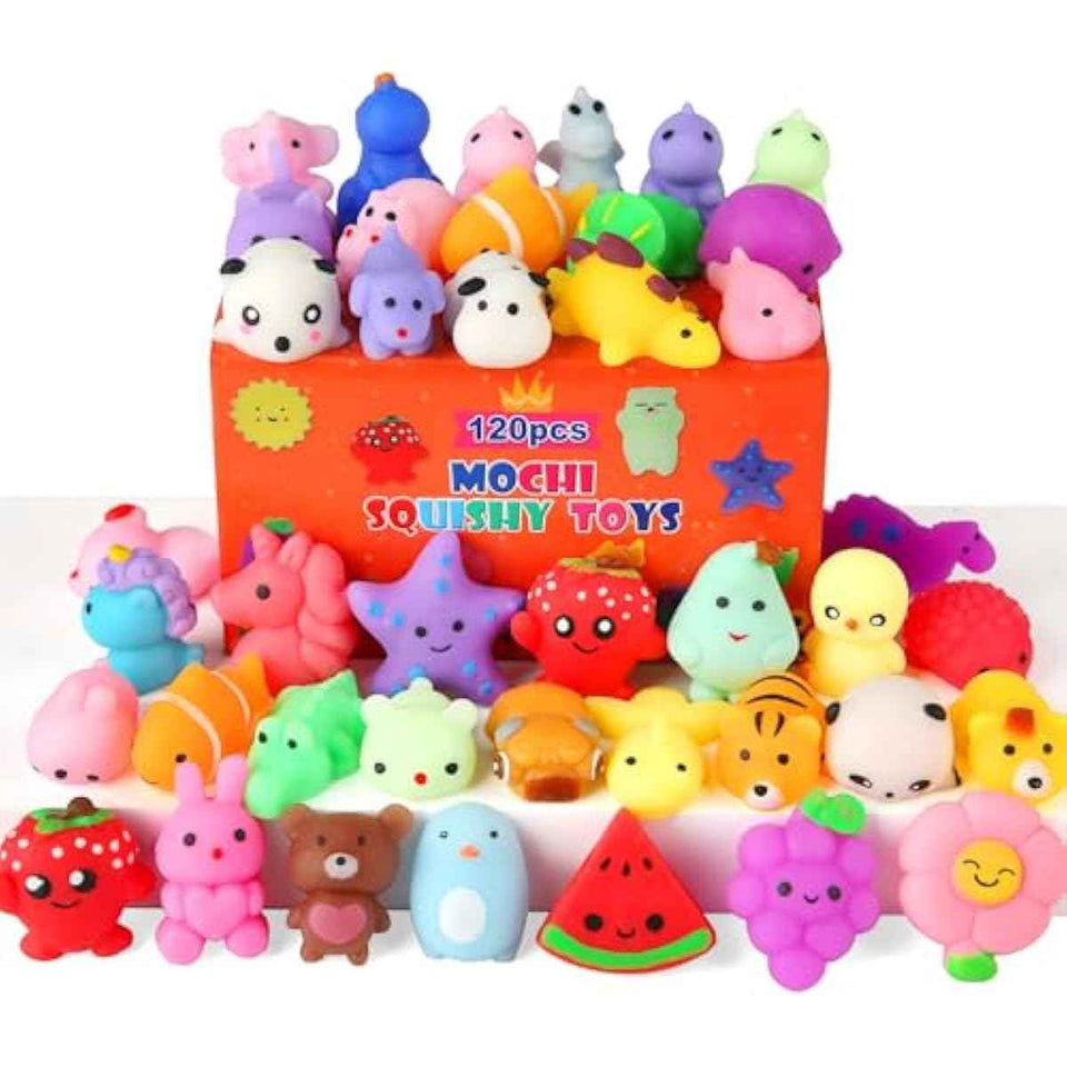 30 pack kawaii squishy toys for kids 4-8 treasure box party favors