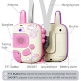 Walkie Talkies Toys for Girls:Unicorn Toys 2 Pack Birthday Gifts for 3 4 5-7 8 Year Old Girls Toy for 4 5 6 7 8-10 Year Old Camping Outdoor Games,Christmas Stocking Stuffers for Girls Kids