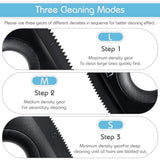 Analanan Mini Pet Hair Remover for Car Detailing Supplies, Carpet Dog Hair Remover, Jet Black