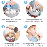 Melissa & Doug Simmer & Stir Stovetop Play Set with Water Wow!® Color Changing Play Food Preschool Toy Ages 3+