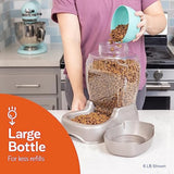 petmate pet cafe feeder dog and cat feeder, 3 sizes, made in usa, pearlescent colors