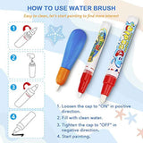 Water Doodle Mat for Kids Painting and Writing, Age 3-7, Magic Pens, Educational Toy Gift for Girls and Boys