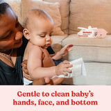 huggies simply clean fresh scent baby wipes, 3 flip-top packs of 64 (192 wipes total) - 3 x 64 count