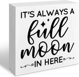 Funny Restroom Bathroom Wooden Signs, Funny Bathroom Sayings, Humor Washroom Quotes Block Plaque, Wall Art/Home Decor, Rustic Wooden Box Signs, Farmhouse Decor, Housewarming Gift