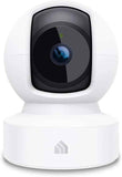 Kasa EC70 Indoor Pan/Tilt 1080p HD security camera with night vision, motion detection, and cloud storage