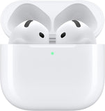 Apple AirPods 4 Wireless Earbuds, Bluetooth Headphones, Personalized Spatial Audio, Sweat and Water Resistant, USB-C Charging Case, H2 Chip, Up to 30 Hours of Battery Life, Effortless Setup for iPhone