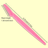 66 Eyebrow Razor and Face Razor for Women and Men, Eyebrow Hair Trimmer and Shaver with Protective Cover,Safe and Newbie Friendly