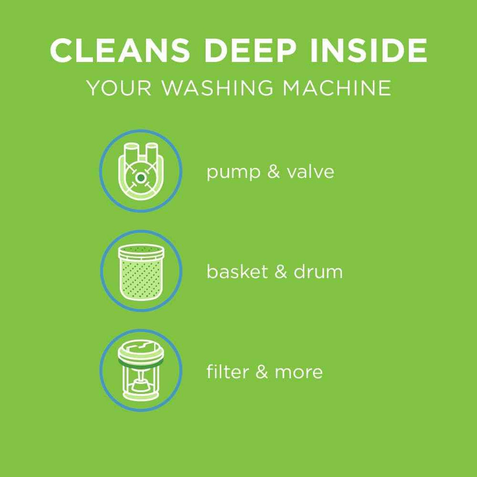 Affresh Washing Machine Cleaner, 6 Time Release Tablets, 6 Month Supply, EPA Safer Choice Certified