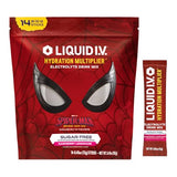 Liquid I.V.® Hydration Multiplier - Limited Edition - Spider-Man Sugar-Free - Raspberry Lemonade | Electrolyte Powder Drink Mix | 1 Pack (14 Servings)