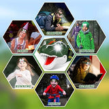 DX DA XIN dinosaur headlamp T-Rex LED for kids camping gear